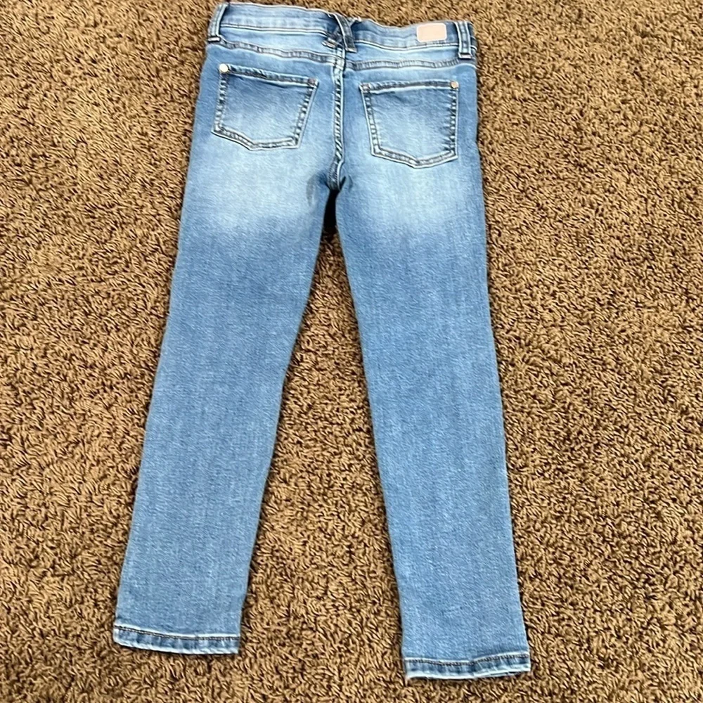 Celebrity Pink Blue Distressed Jeans